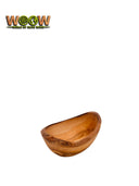 Mediterrane Schale - 12-14cm rustikale Schälchen aus Olivenholz