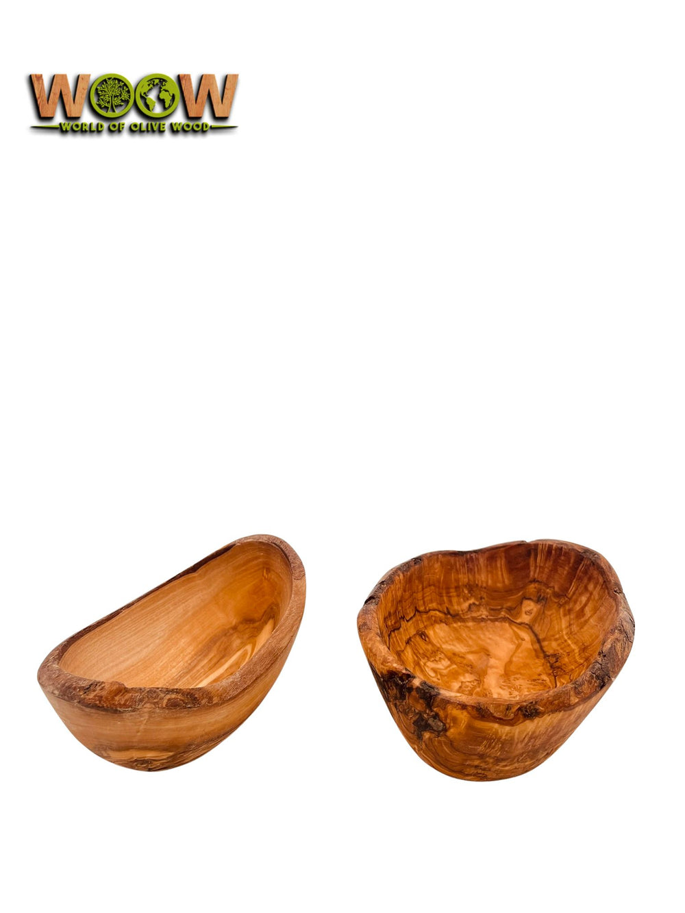 Mediterrane Schale - 12-14cm rustikale Schälchen aus Olivenholz